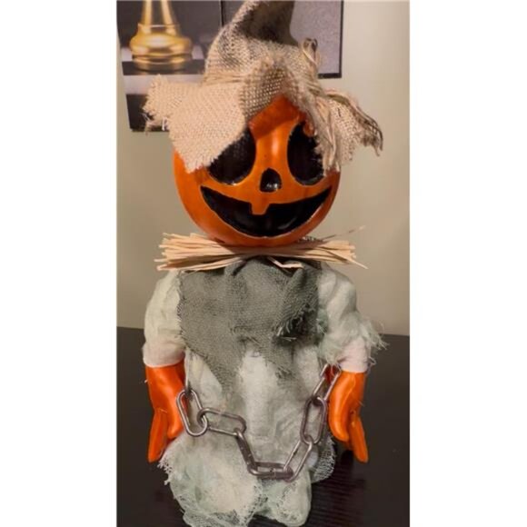 16″ Walking Pumpkin Ghost with Sound & Touch Sensor...
